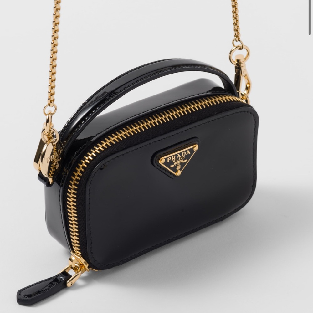 Prada Patent Leather Mini Pouch